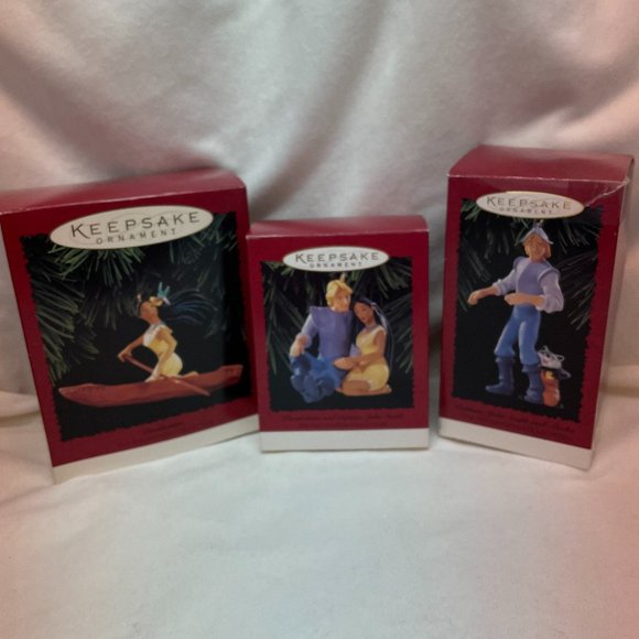 Pocahontas 3 Box Collection Hallmark Ornaments - Picture 8 of 9
